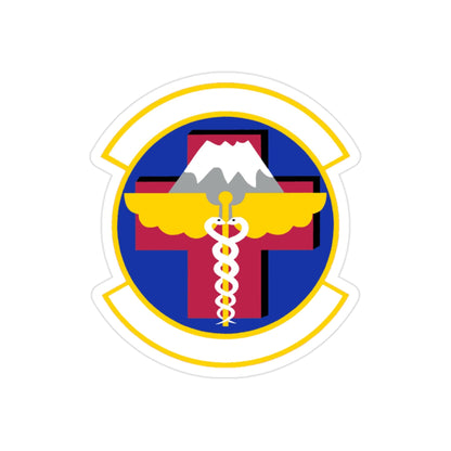 374 Healthcare Operations Squadron (U.S. Air Force) REVERSE PRINT Transparent STICKER-2" × 2"-The Sticker Space