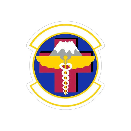 374 Healthcare Operations Squadron (U.S. Air Force) REVERSE PRINT Transparent Die-Cut STICKER 6 Inch Die-Cut Transparent - The Sticker Space
