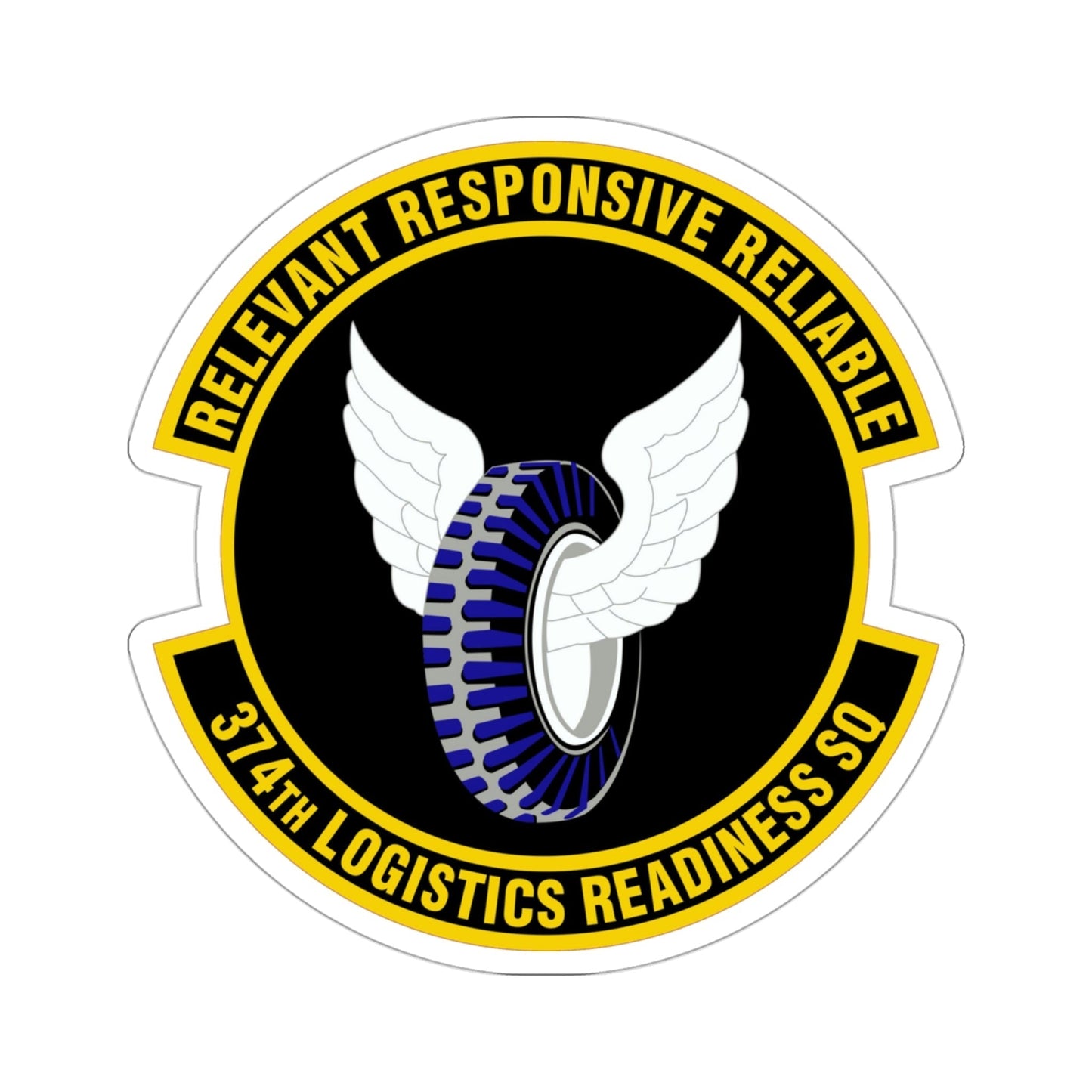 374 Logistics Readiness Squadron PACAF (U.S. Air Force) STICKER Vinyl Die-Cut Decal-3 Inch-The Sticker Space