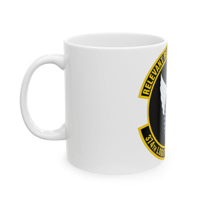 374 Logistics Readiness Squadron PACAF (U.S. Air Force) White Coffee Mug-The Sticker Space