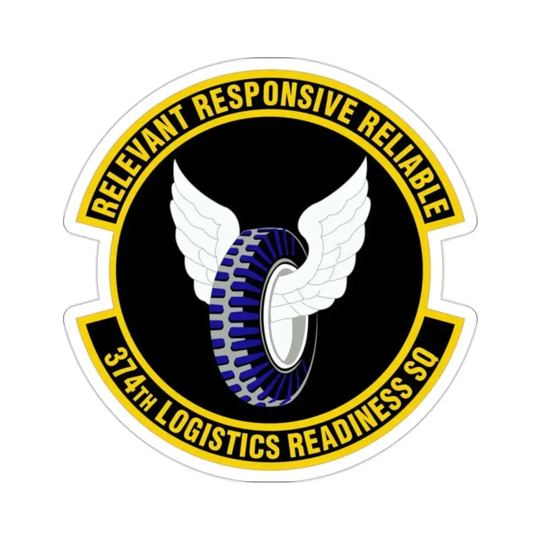 374 Logistics Readiness Squadron PACAF (U.S. Air Force) STICKER Vinyl Die-Cut Decal 2 Inch - The Sticker Space