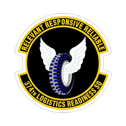 374 Logistics Readiness Squadron PACAF (U.S. Air Force) STICKER Vinyl Die-Cut Decal 2 Inch - The Sticker Space