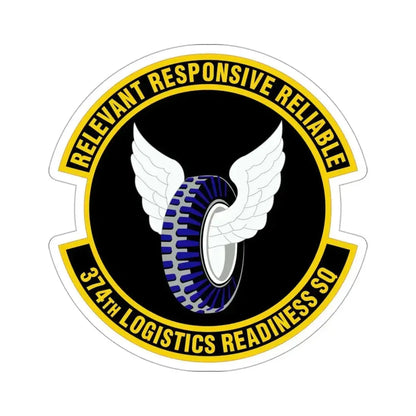 374 Logistics Readiness Squadron PACAF (U.S. Air Force) STICKER Vinyl Die-Cut Decal 3 Inch - The Sticker Space