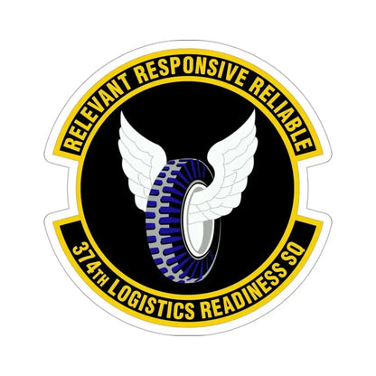 374 Logistics Readiness Squadron PACAF (U.S. Air Force) STICKER Vinyl Die-Cut Decal 3 Inch - The Sticker Space