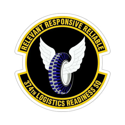 374 Logistics Readiness Squadron PACAF (U.S. Air Force) STICKER Vinyl Die-Cut Decal 5 Inch - The Sticker Space