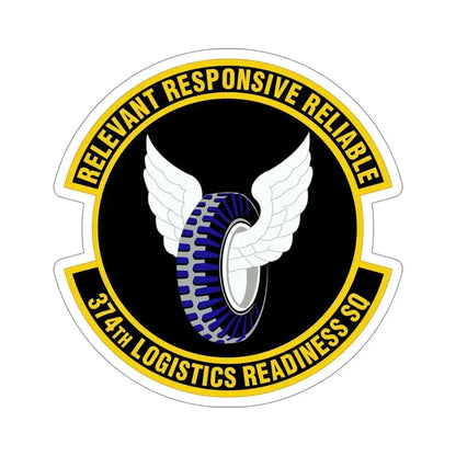 374 Logistics Readiness Squadron PACAF (U.S. Air Force) STICKER Vinyl Die-Cut Decal 5 Inch - The Sticker Space