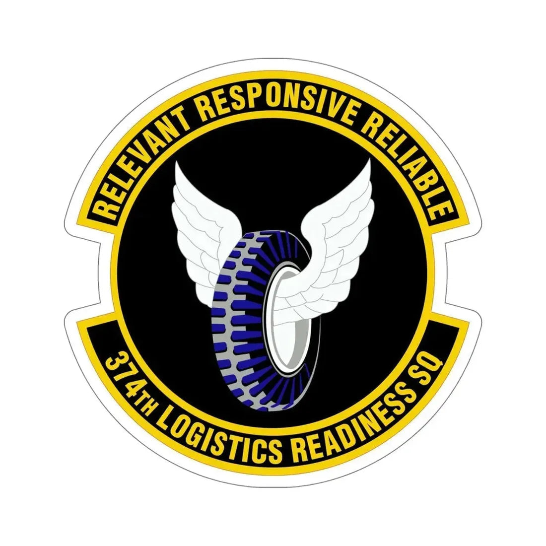 374 Logistics Readiness Squadron PACAF (U.S. Air Force) STICKER Vinyl Die-Cut Decal - The Sticker Space