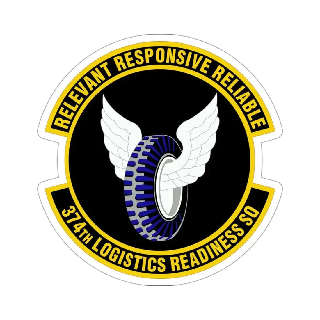 374 Logistics Readiness Squadron PACAF (U.S. Air Force) STICKER Vinyl Die-Cut Decal - The Sticker Space
