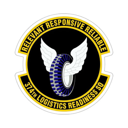 374 Logistics Readiness Squadron PACAF (U.S. Air Force) STICKER Vinyl Die-Cut Decal - The Sticker Space