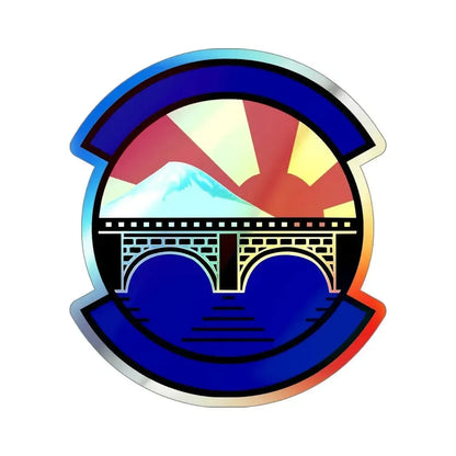 374 Maintenance Operations Squadron PACAF (U.S. Air Force) Holographic STICKER Die-Cut Vinyl Decal 4 Inch Holographic - The Sticker Space
