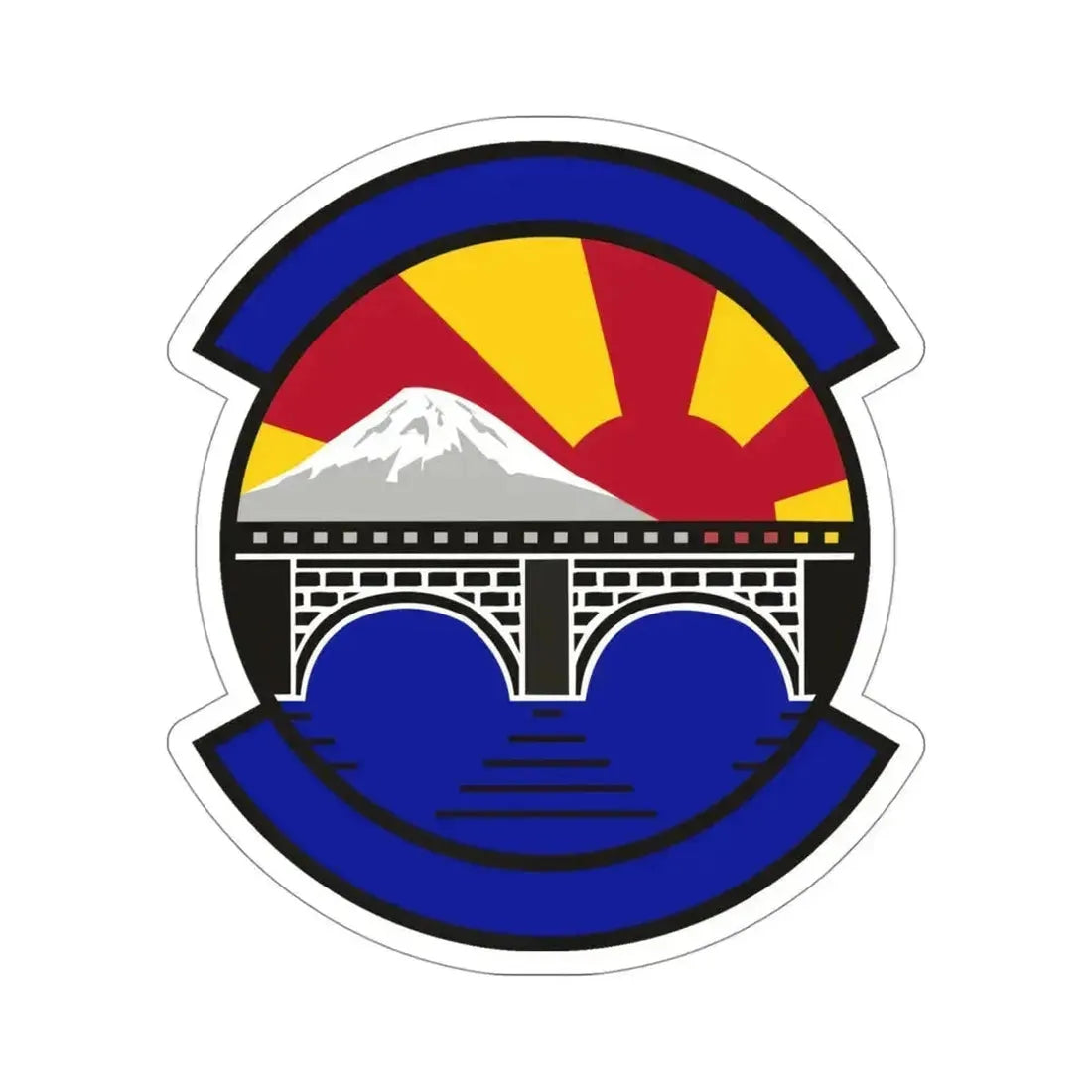 374 Maintenance Operations Squadron PACAF (U.S. Air Force) STICKER Vinyl Die-Cut Decal 4 Inch - The Sticker Space