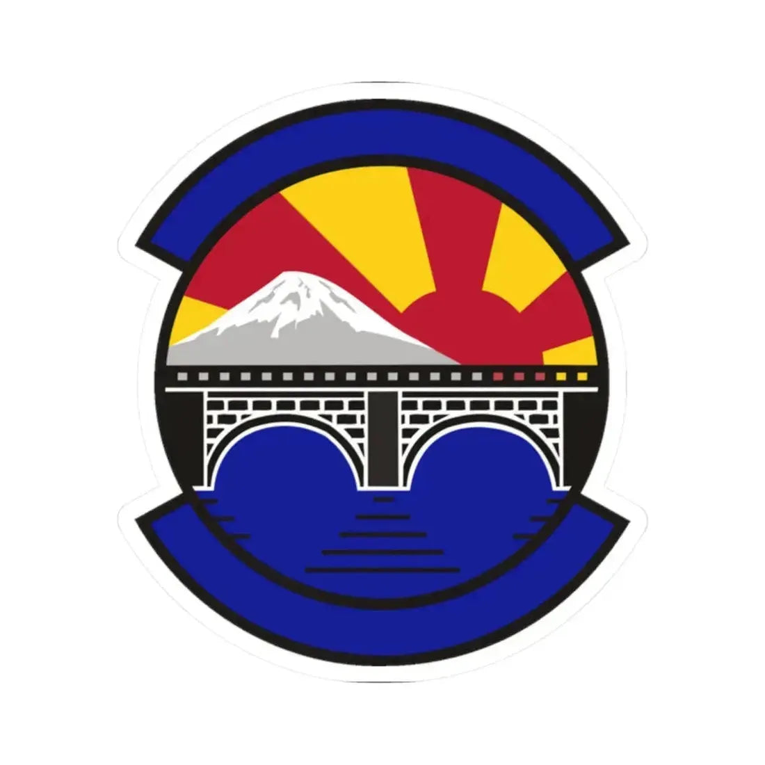 374 Maintenance Operations Squadron PACAF (U.S. Air Force) STICKER Vinyl Kiss-Cut Decal 2 Inch White - The Sticker Space