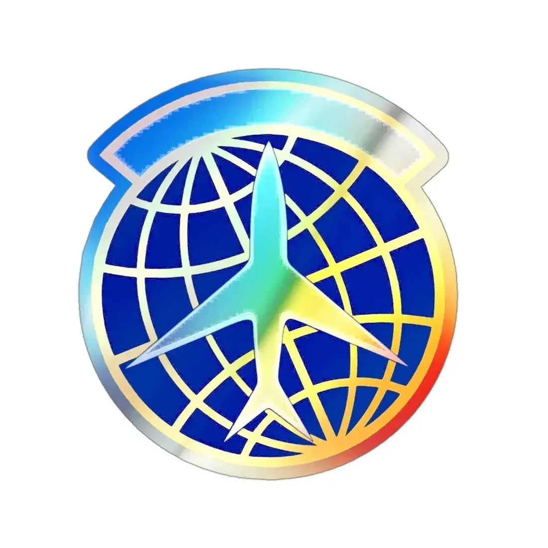 374 Maintenance Squadron PACAF (U.S. Air Force) Holographic STICKER Die-Cut Vinyl Decal 3 Inch Holographic - The Sticker Space