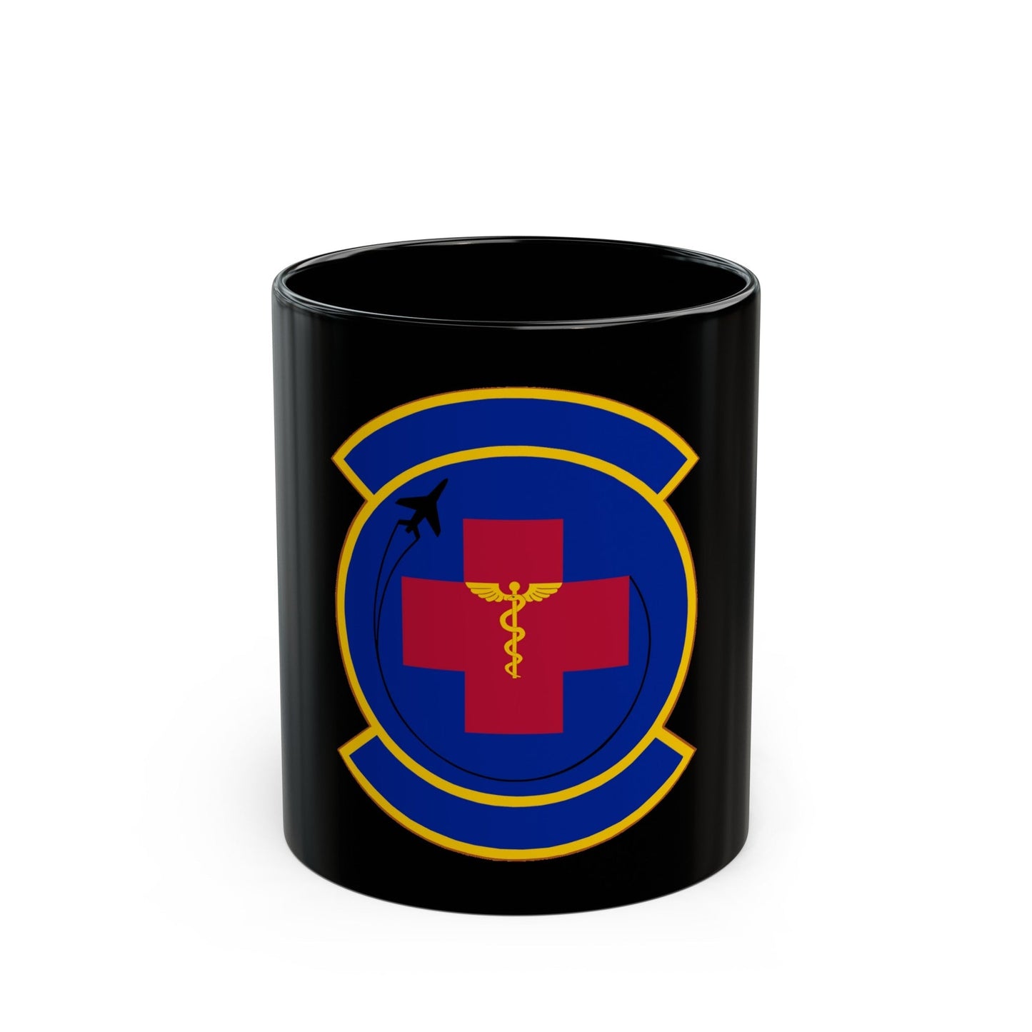 374 Operational Medical Readiness Squadron (U.S. Air Force) Black Coffee Mug-11oz-The Sticker Space