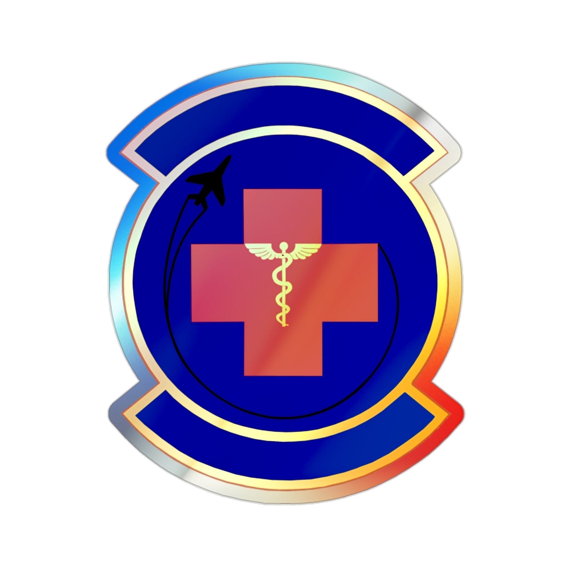 374 Operational Medical Readiness Squadron (U.S. Air Force) Holographic STICKER Die-Cut Vinyl Decal-2 Inch-The Sticker Space