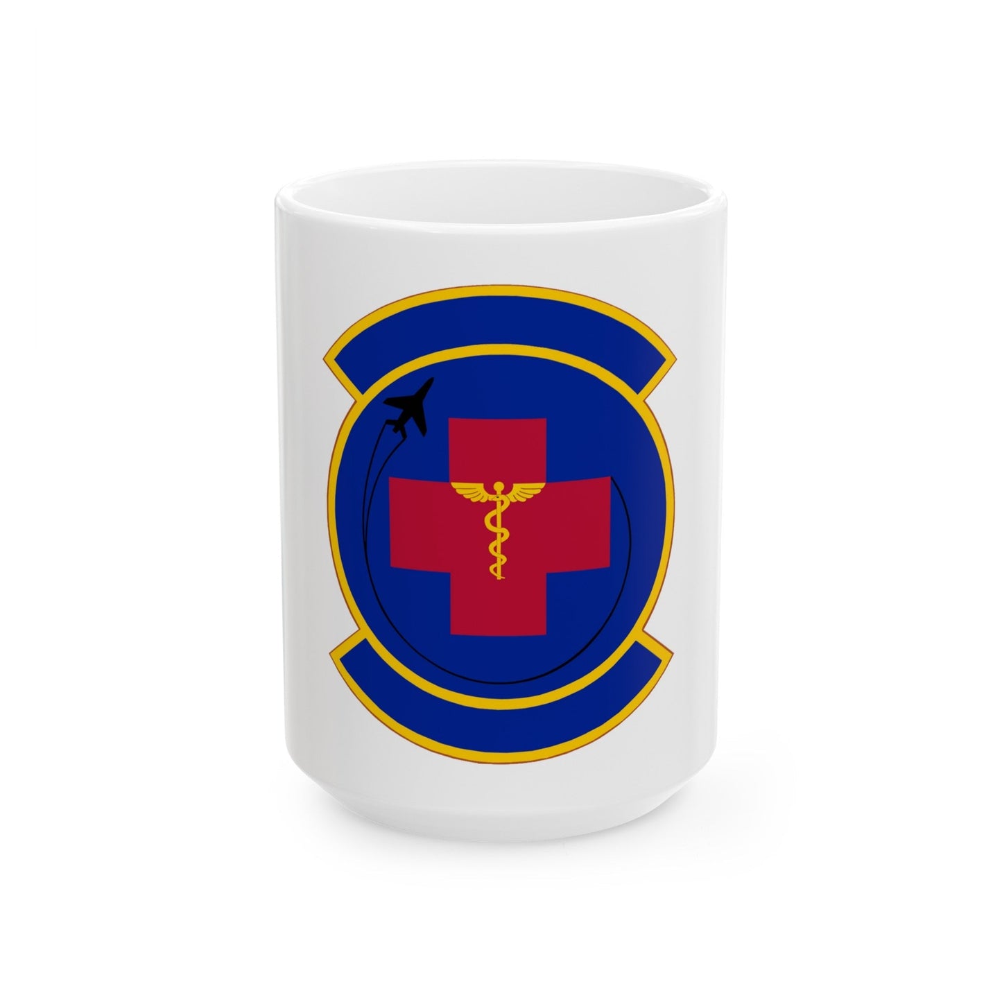 374 Operational Medical Readiness Squadron (U.S. Air Force) White Coffee Mug-15oz-The Sticker Space