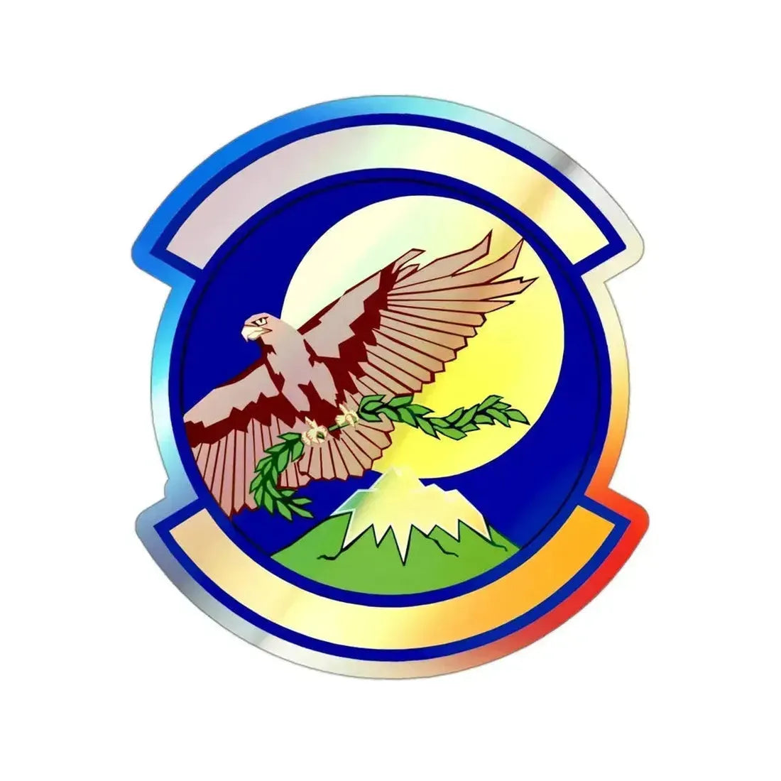 374 Security Forces Squadron PACAF (U.S. Air Force) Holographic STICKER Die-Cut Vinyl Decal 3 Inch - The Sticker Space
