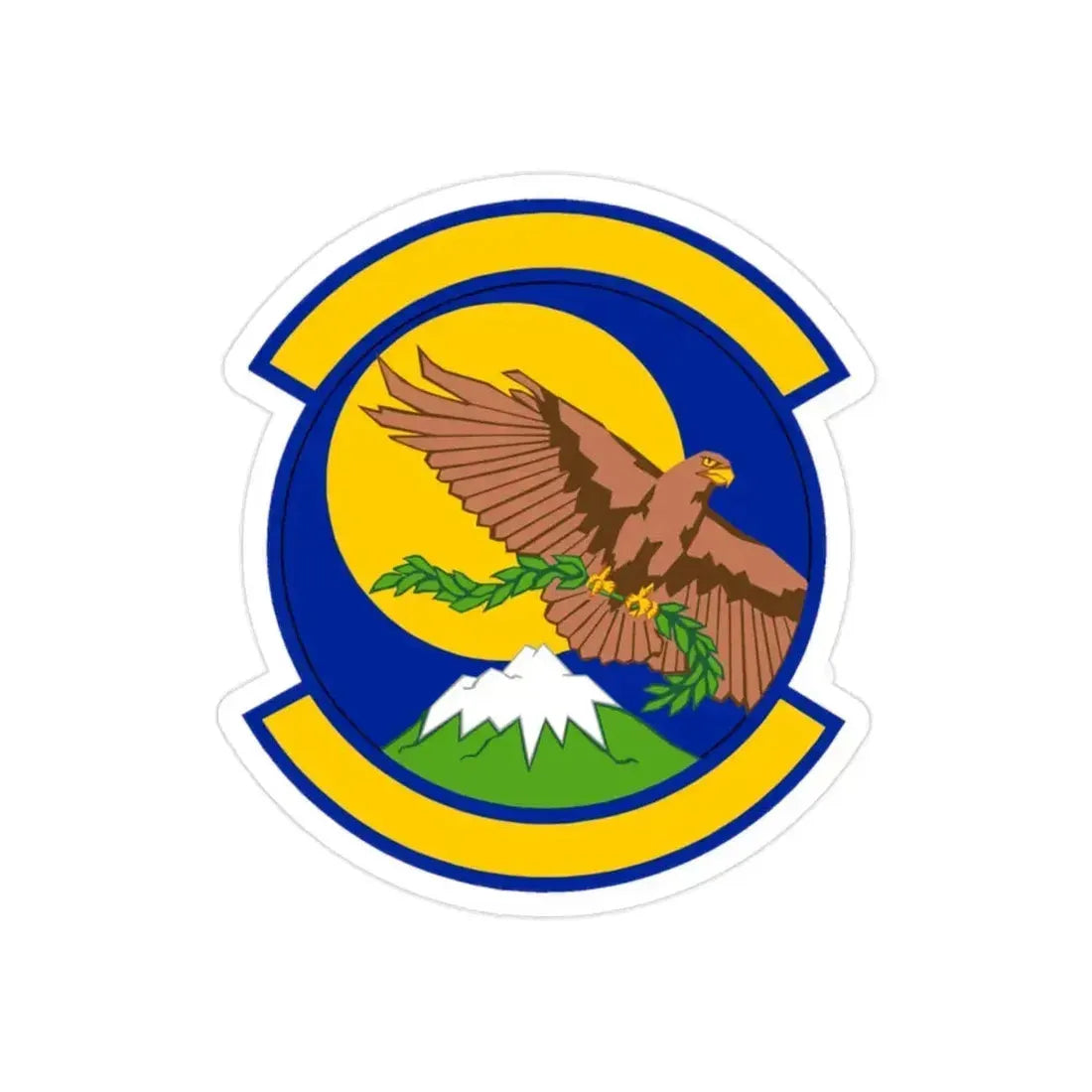 374 Security Forces Squadron PACAF (U.S. Air Force) REVERSE PRINT Transparent Die-Cut STICKER 2 Inch Die-Cut Transparent - The Sticker Space