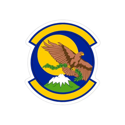 374 Security Forces Squadron PACAF (U.S. Air Force) REVERSE PRINT Transparent Die-Cut STICKER 3 Inch Die-Cut Transparent - The Sticker Space