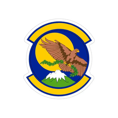 374 Security Forces Squadron PACAF (U.S. Air Force) REVERSE PRINT Transparent Die-Cut STICKER 6 Inch Die-Cut Transparent - The Sticker Space