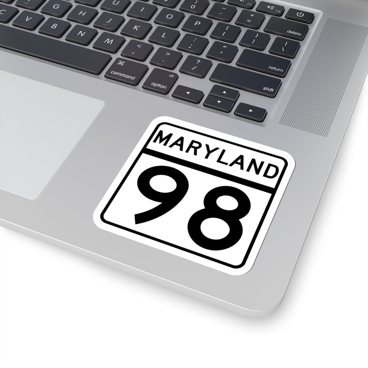 MD Route 98 (Maryland) (Road Sign) STICKER Vinyl Kiss-Cut Decal