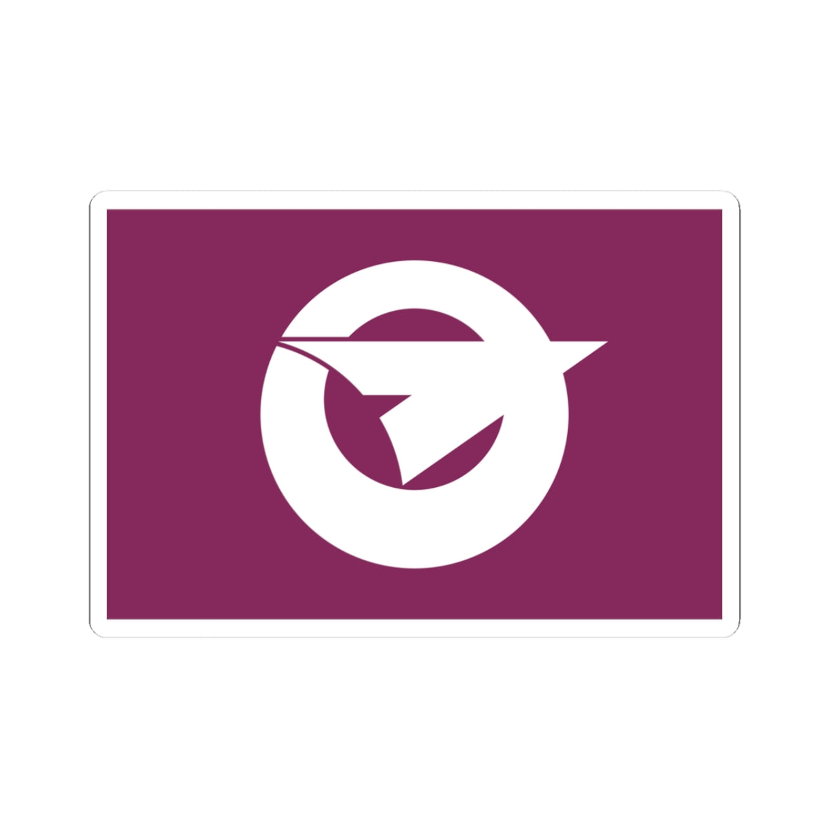 Flag of Ōsaki Kagoshima (Japan) STICKER Vinyl Kiss-Cut Decal