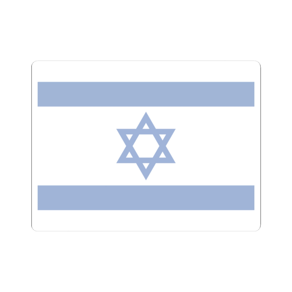 Flag of Israel WFB 2000 (Israel) STICKER Vinyl Kiss-Cut Decal