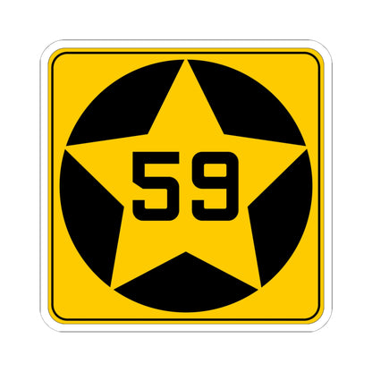 MN-59 1920 (Minnesota) (Road Sign) STICKER Vinyl Kiss-Cut Decal