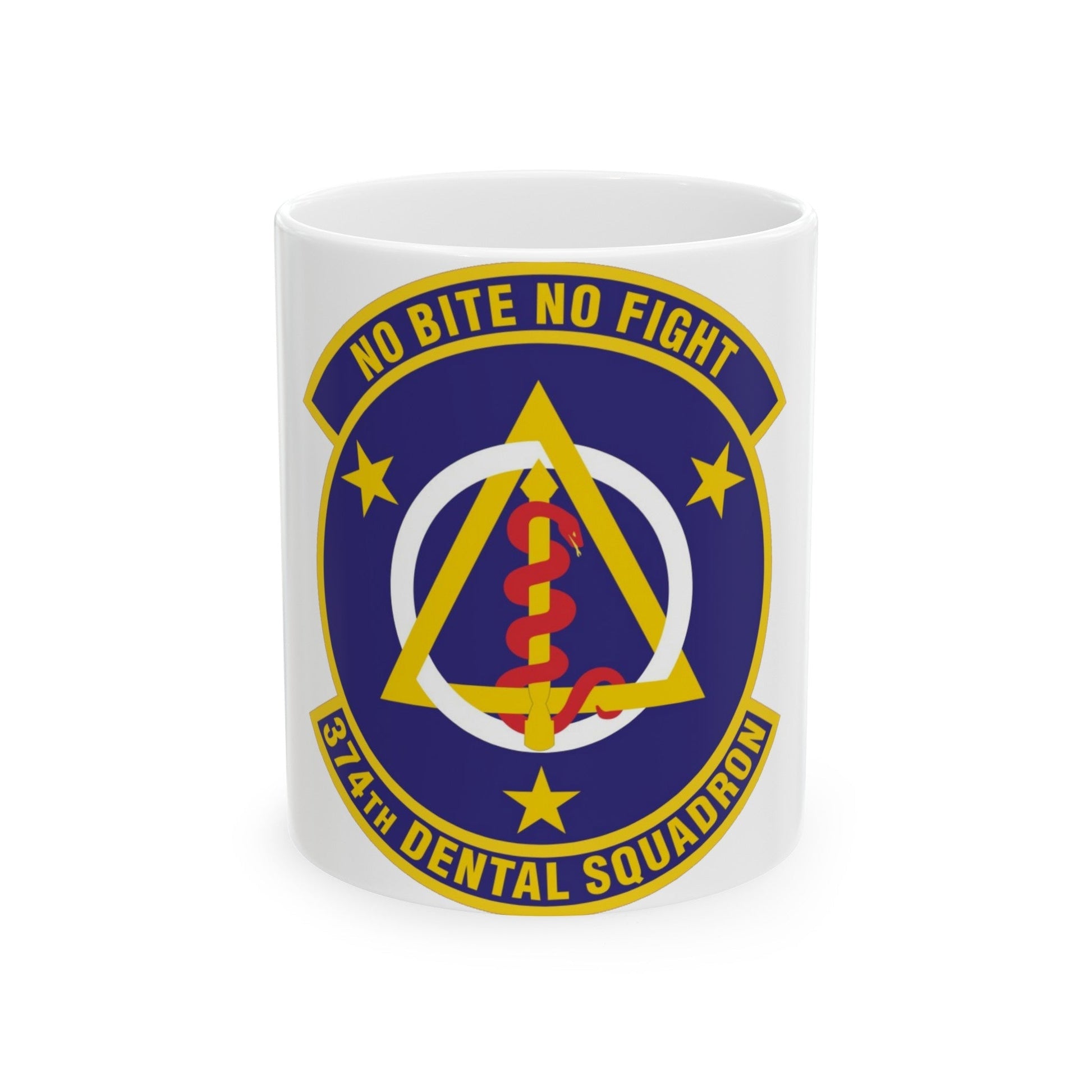 374th Dental Squadron (U.S. Air Force) White Coffee Mug-11oz-The Sticker Space