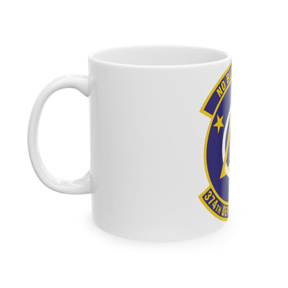 374th Dental Squadron (U.S. Air Force) White Coffee Mug-The Sticker Space