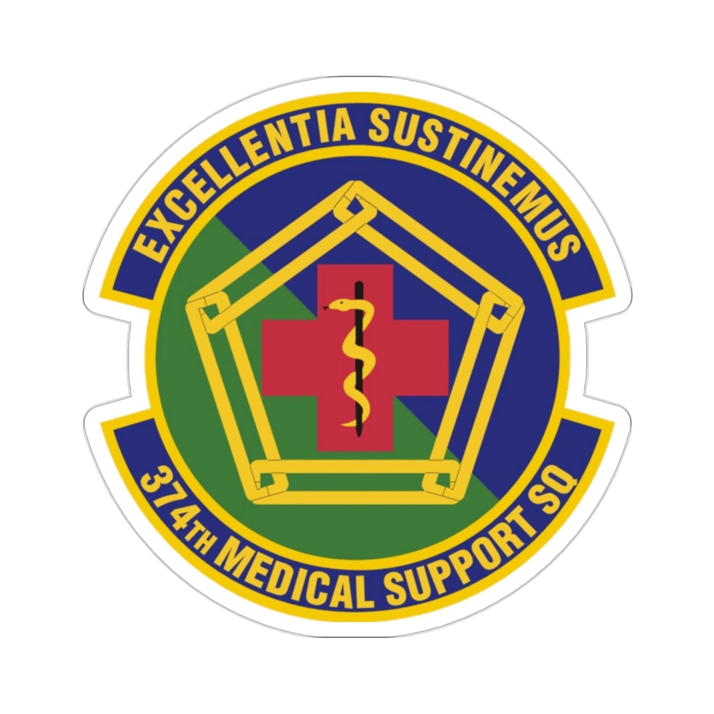 374th Medical Support Squadron (U.S. Air Force) STICKER Vinyl Die-Cut Decal-2 Inch-The Sticker Space