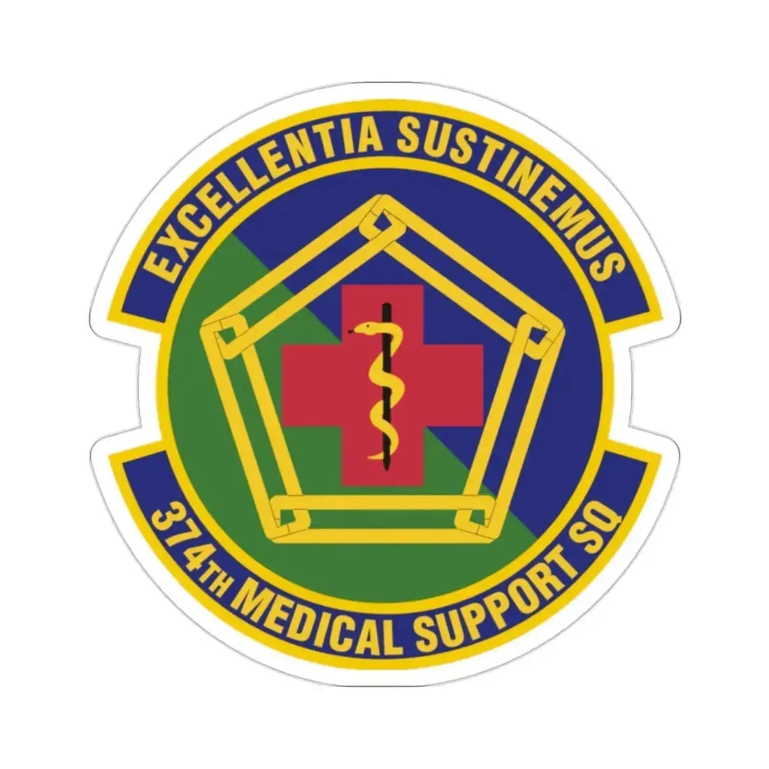 374th Medical Support Squadron (U.S. Air Force) STICKER Vinyl Die-Cut Decal - The Sticker Space