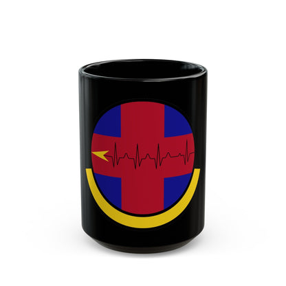 375 Healthcare Operations Squadron AMC (U.S. Air Force) Black Coffee Mug-15oz-The Sticker Space