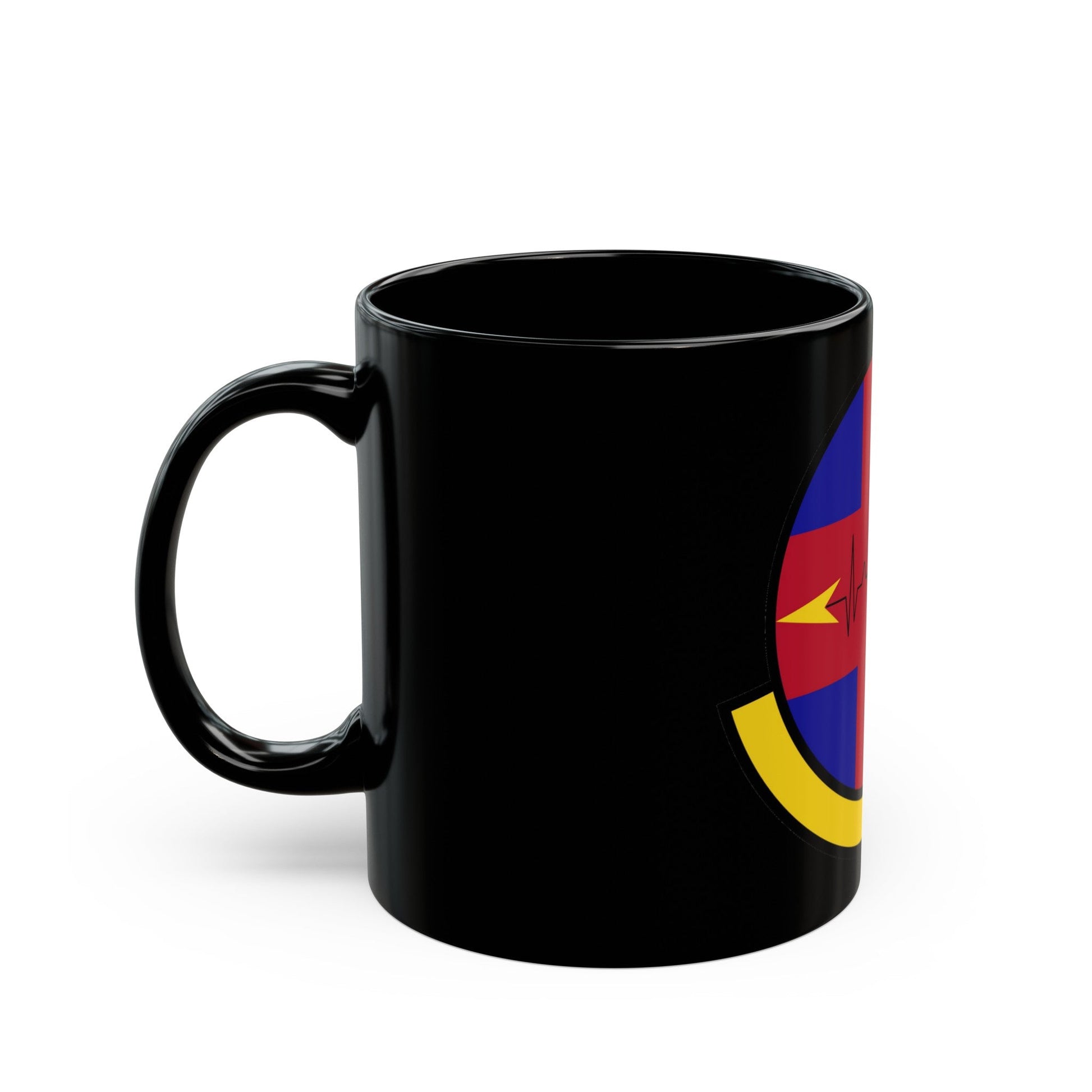 375 Healthcare Operations Squadron AMC (U.S. Air Force) Black Coffee Mug-The Sticker Space