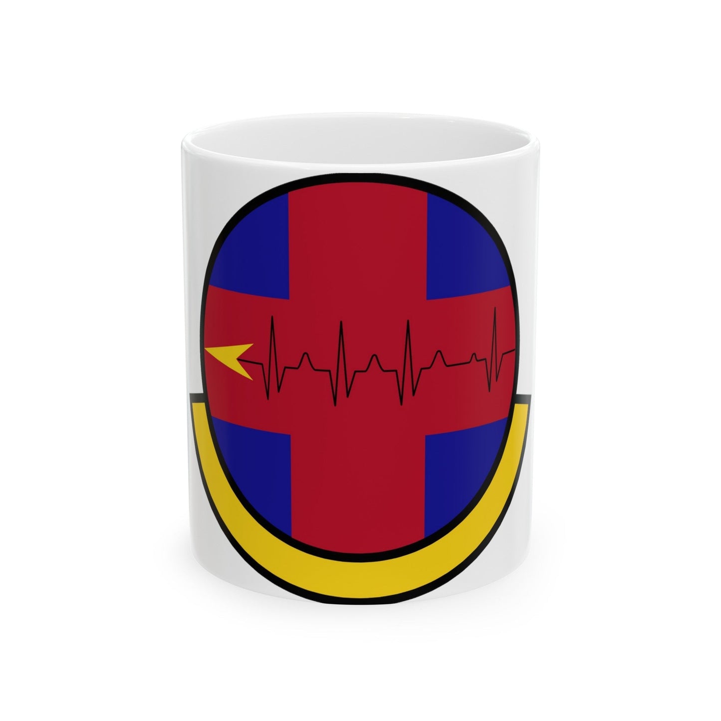 375 Healthcare Operations Squadron AMC (U.S. Air Force) White Coffee Mug-11oz-The Sticker Space