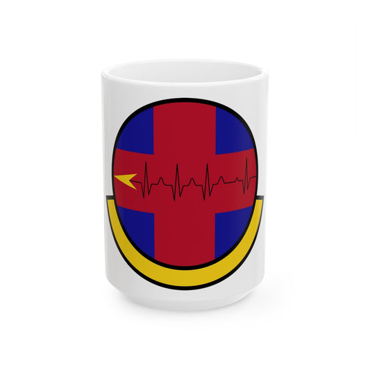 375 Healthcare Operations Squadron AMC (U.S. Air Force) White Coffee Mug-15oz-The Sticker Space