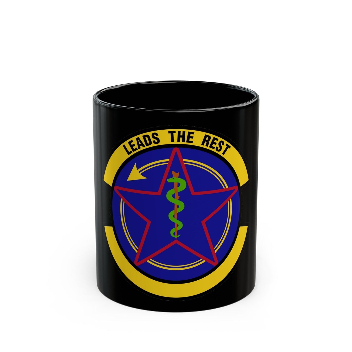 375 Operational Medical Readiness Squadron AMC (U.S. Air Force) Black Coffee Mug-11oz-The Sticker Space