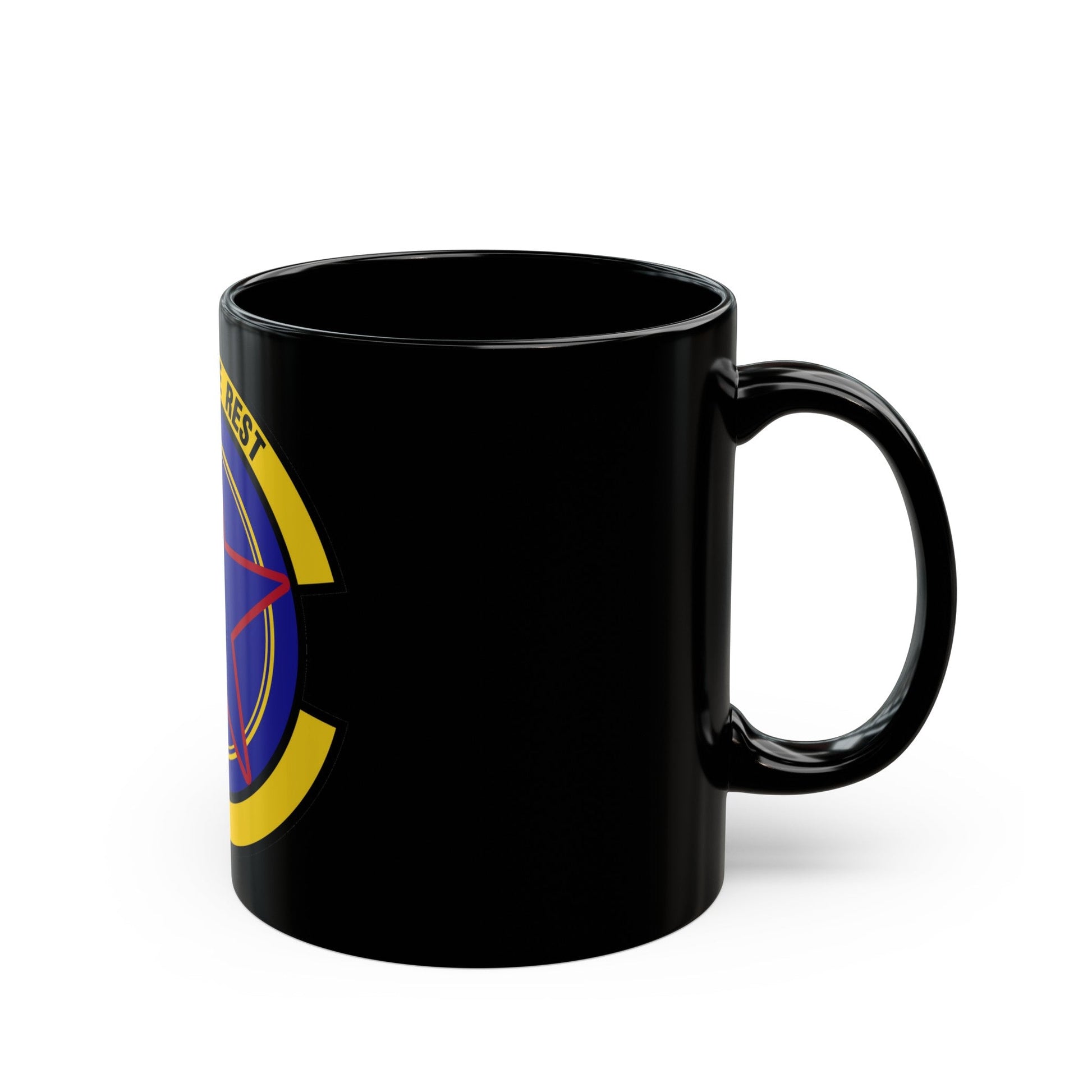 375 Operational Medical Readiness Squadron AMC (U.S. Air Force) Black Coffee Mug-The Sticker Space