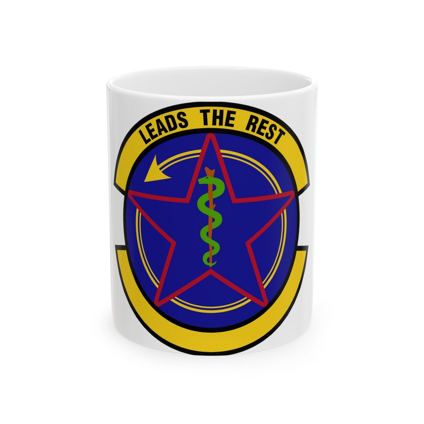 375 Operational Medical Readiness Squadron AMC (U.S. Air Force) White Coffee Mug-11oz-The Sticker Space