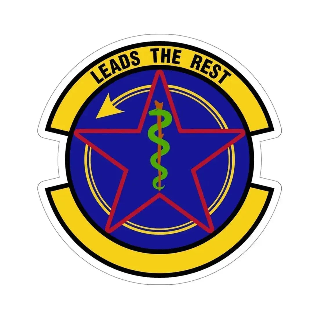 375 Operational Medical Readiness Squadron AMC (U.S. Air Force) STICKER Vinyl Die-Cut Decal 4 Inch - The Sticker Space