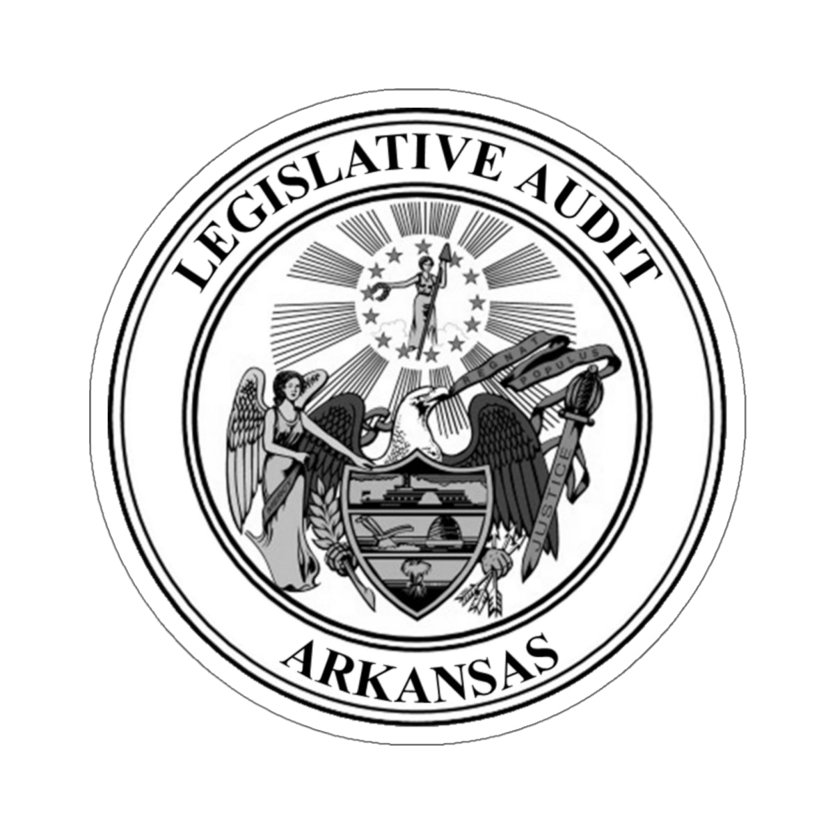 Arkansas Legislative Audit - STICKER Vinyl Kiss-Cut Decal