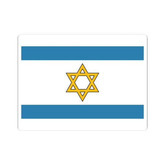 Flag of South Levant Dark Colors 3-2 (Israel) STICKER Vinyl Kiss-Cut Decal