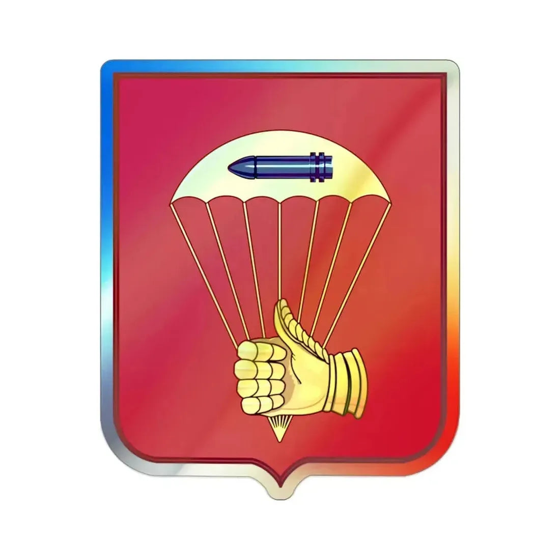 376 Airborne Field Artillery Battalion 2 (U.S. Army) Holographic STICKER Die-Cut Vinyl Decal - The Sticker Space