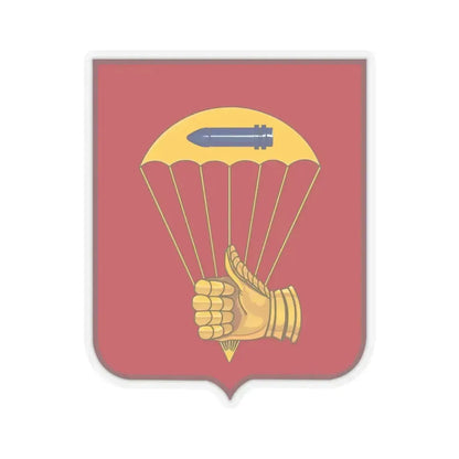 376 Airborne Field Artillery Battalion 2 (U.S. Army) STICKER Vinyl Kiss-Cut Decal 4 Inch Transparent - The Sticker Space