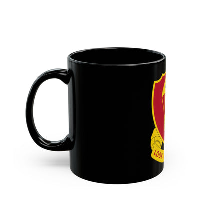 376 Airborne Field Artillery Battalion (U.S. Army) Black Coffee Mug-The Sticker Space