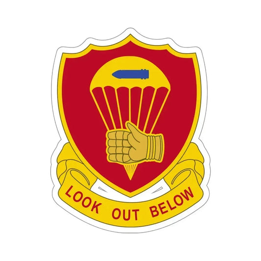 376 Airborne Field Artillery Battalion (U.S. Army) STICKER Vinyl Die-Cut Decal 6 Inch - The Sticker Space