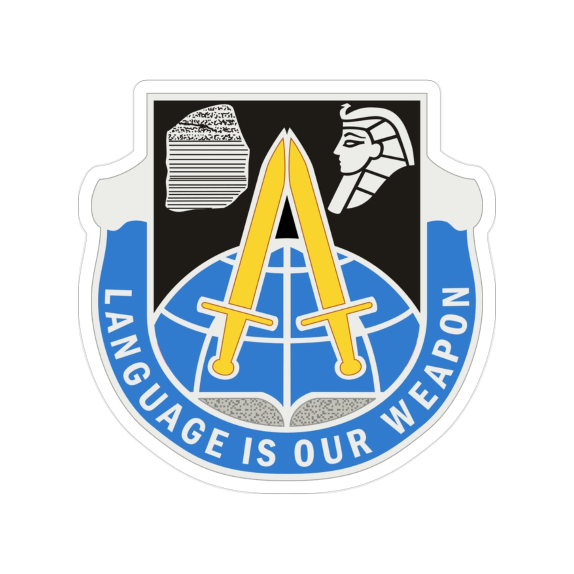 376 Military Intelligence Battalion (U.S. Army) Transparent STICKER Die-Cut Vinyl Decal-2 Inch-The Sticker Space