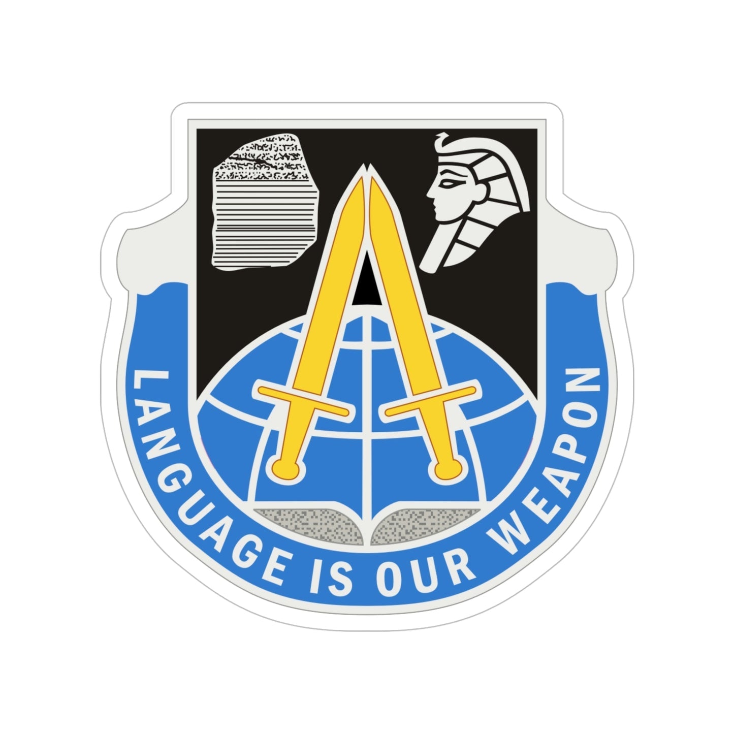 376 Military Intelligence Battalion (U.S. Army) Transparent STICKER Die-Cut Vinyl Decal-5 Inch-The Sticker Space