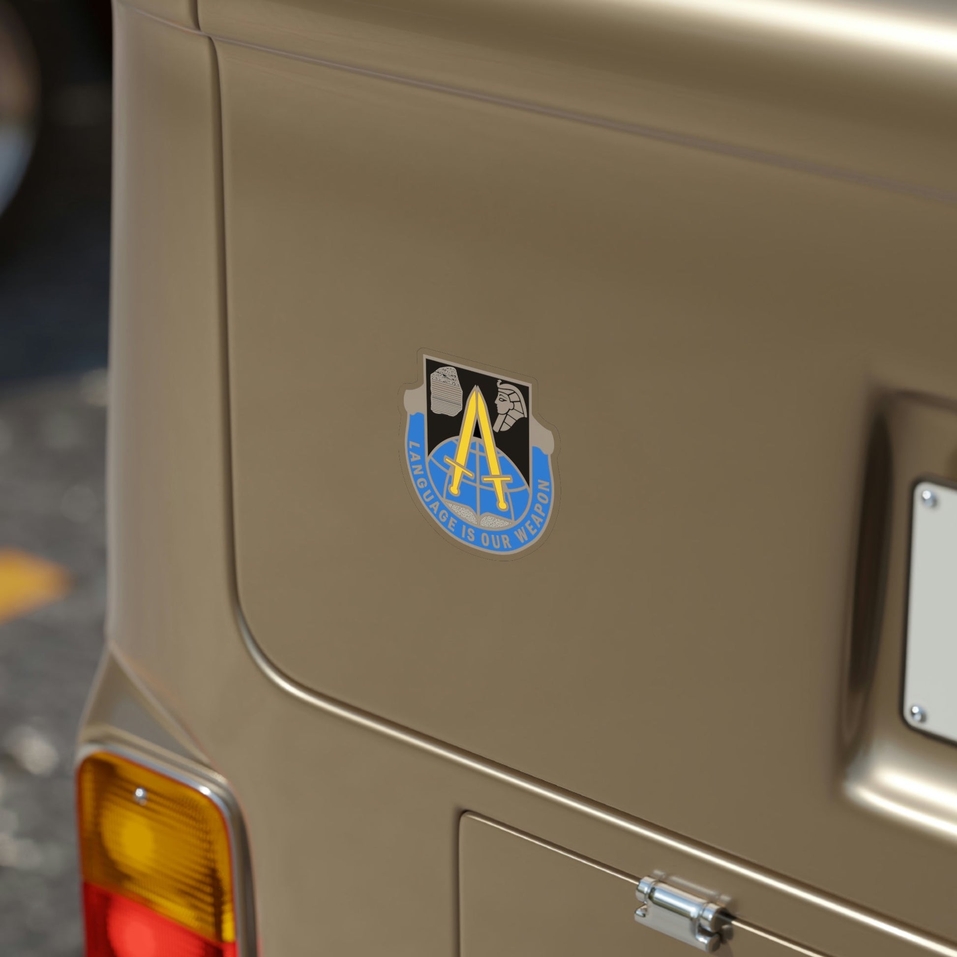 376 Military Intelligence Battalion (U.S. Army) Transparent STICKER Die-Cut Vinyl Decal-The Sticker Space