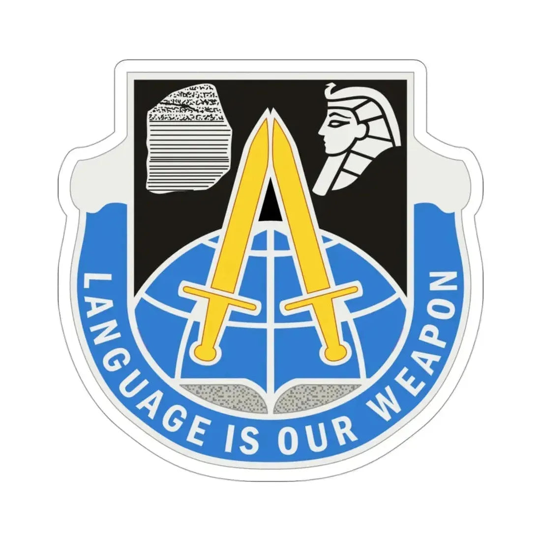 376 Military Intelligence Battalion (U.S. Army) STICKER Vinyl Die-Cut Decal 3 Inch - The Sticker Space